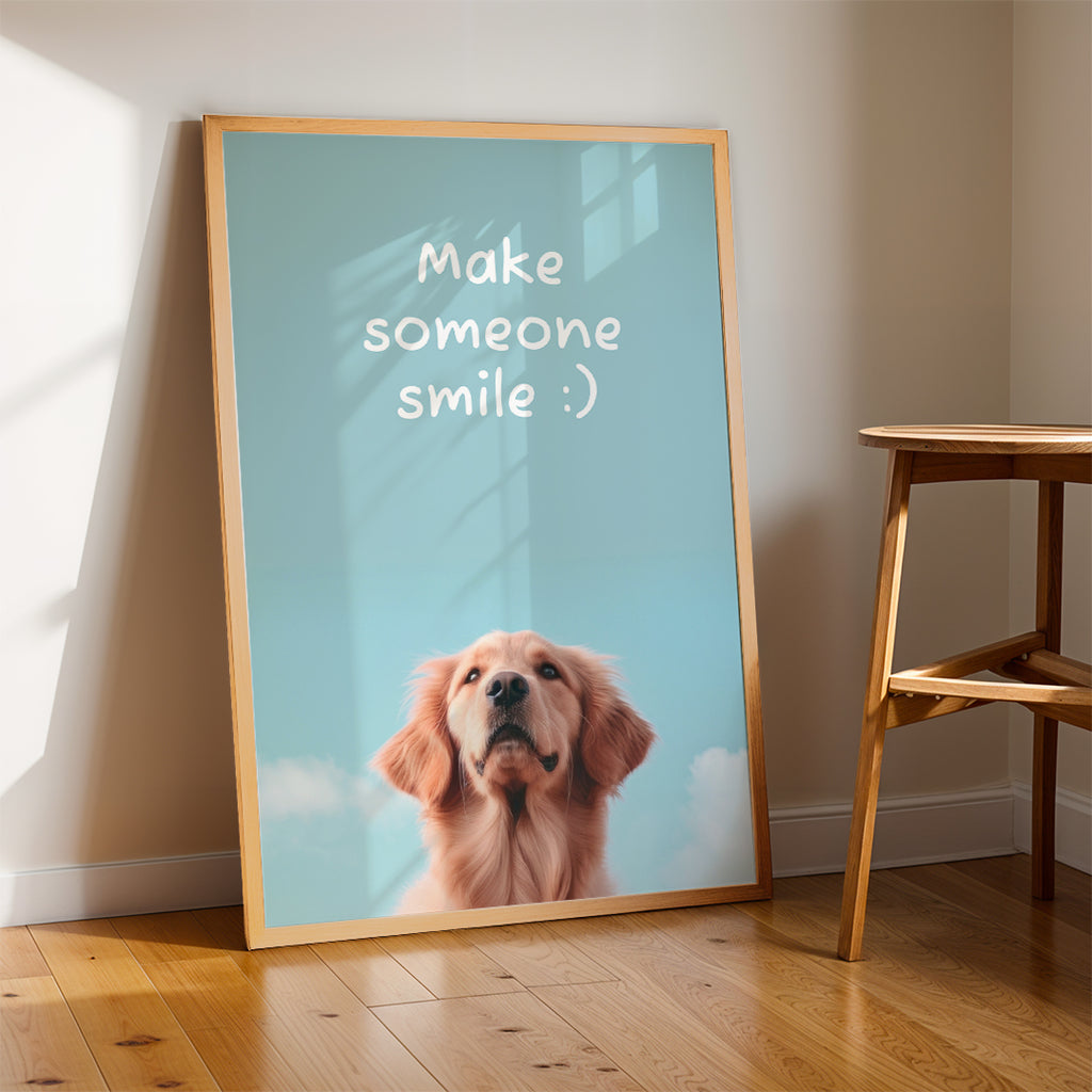 Make Someone Smile – Cute & Playful Wall Art (MV3)