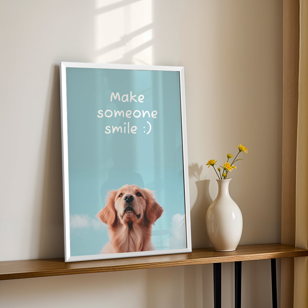 Make Someone Smile – Cute & Playful Wall Art (MV3)