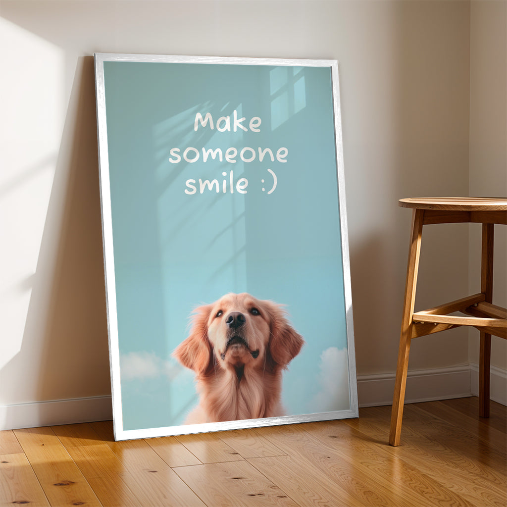 Make Someone Smile – Cute & Playful Wall Art (MV3)