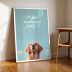 Make Someone Smile – Cute & Playful Wall Art (MV3)