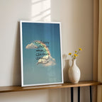 Arabic Calligraphy Clouds – Minimal Wall Art (MV30)