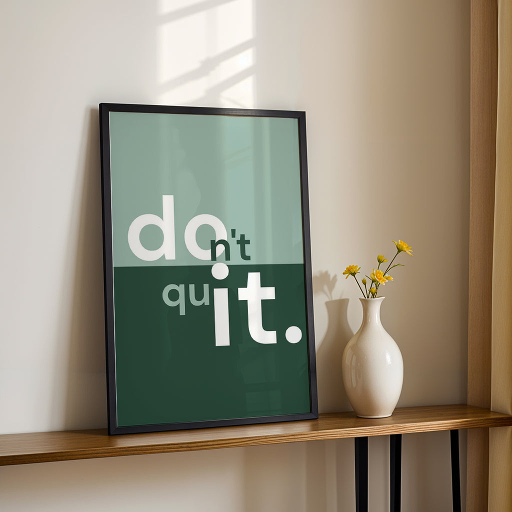 Don’t Quit – Inspirational Wall Art (MV33)