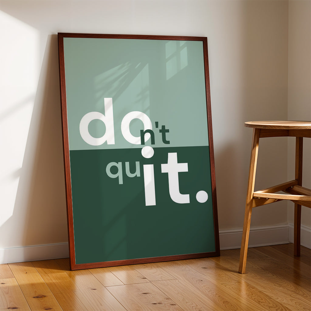 Don’t Quit – Inspirational Wall Art (MV33)