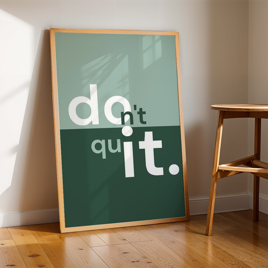 Don’t Quit – Inspirational Wall Art (MV33)