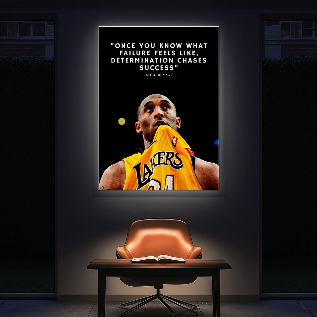 Kobe Bryant Quote – Basketball Motivational Wall Art (MV35)