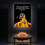 Kobe Bryant Quote – Basketball Motivational Wall Art (MV35)