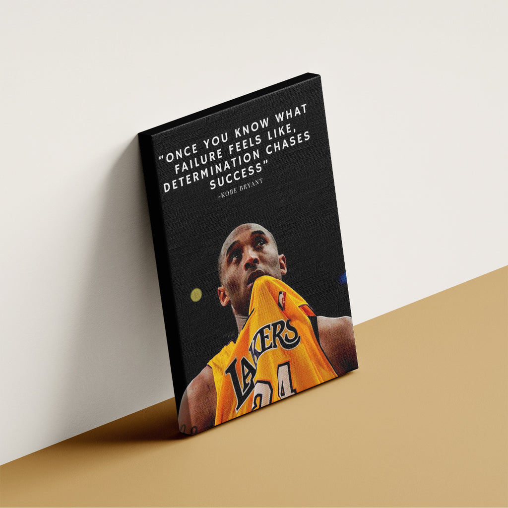 Kobe Bryant Quote – Basketball Motivational Wall Art (MV35)