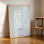 Excellence Mindset Wall Art – Always Deliver More Than Expected (MV36)