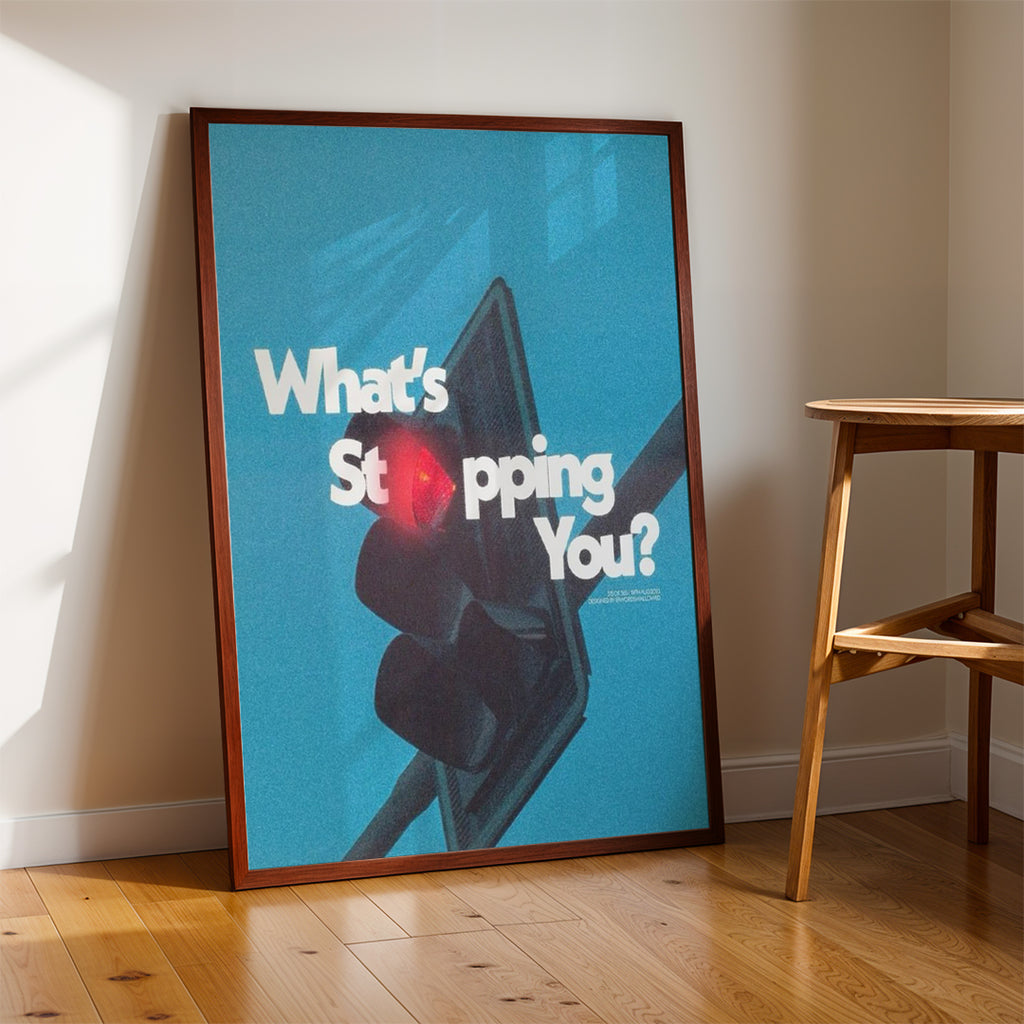What’s Stopping You? – Inspirational Success Wall Art (MV38)