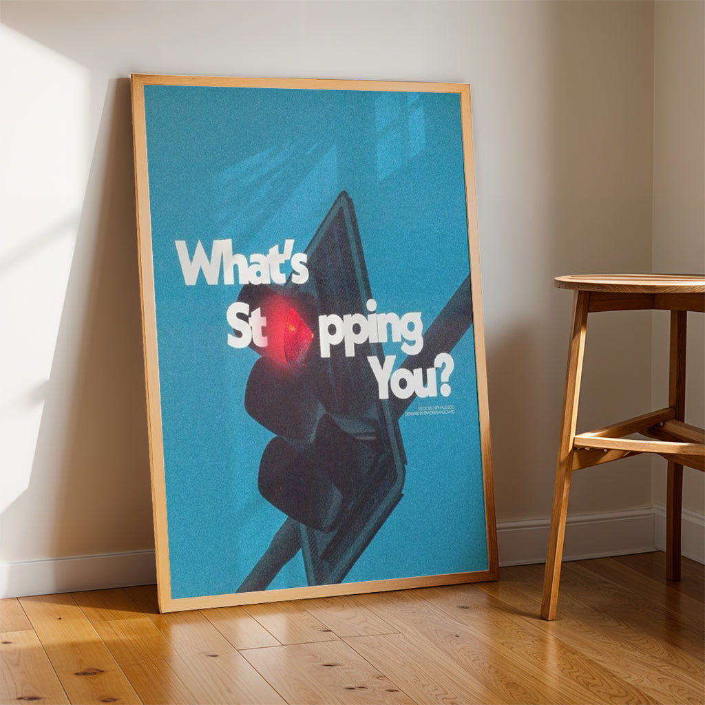 What’s Stopping You? – Inspirational Success Wall Art (MV38)