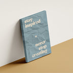 Stay Inspired. Never Stop Creating. – Creative Motivational Wall Art (MV4)