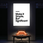 Make It Simple, But Significant Quote – Minimal Wall Art Frame (MV44)