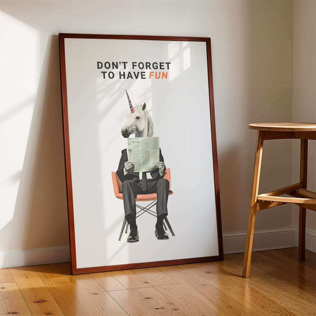 Don’t Forget to Have Fun – Inspirational Wall Décor (MV47)