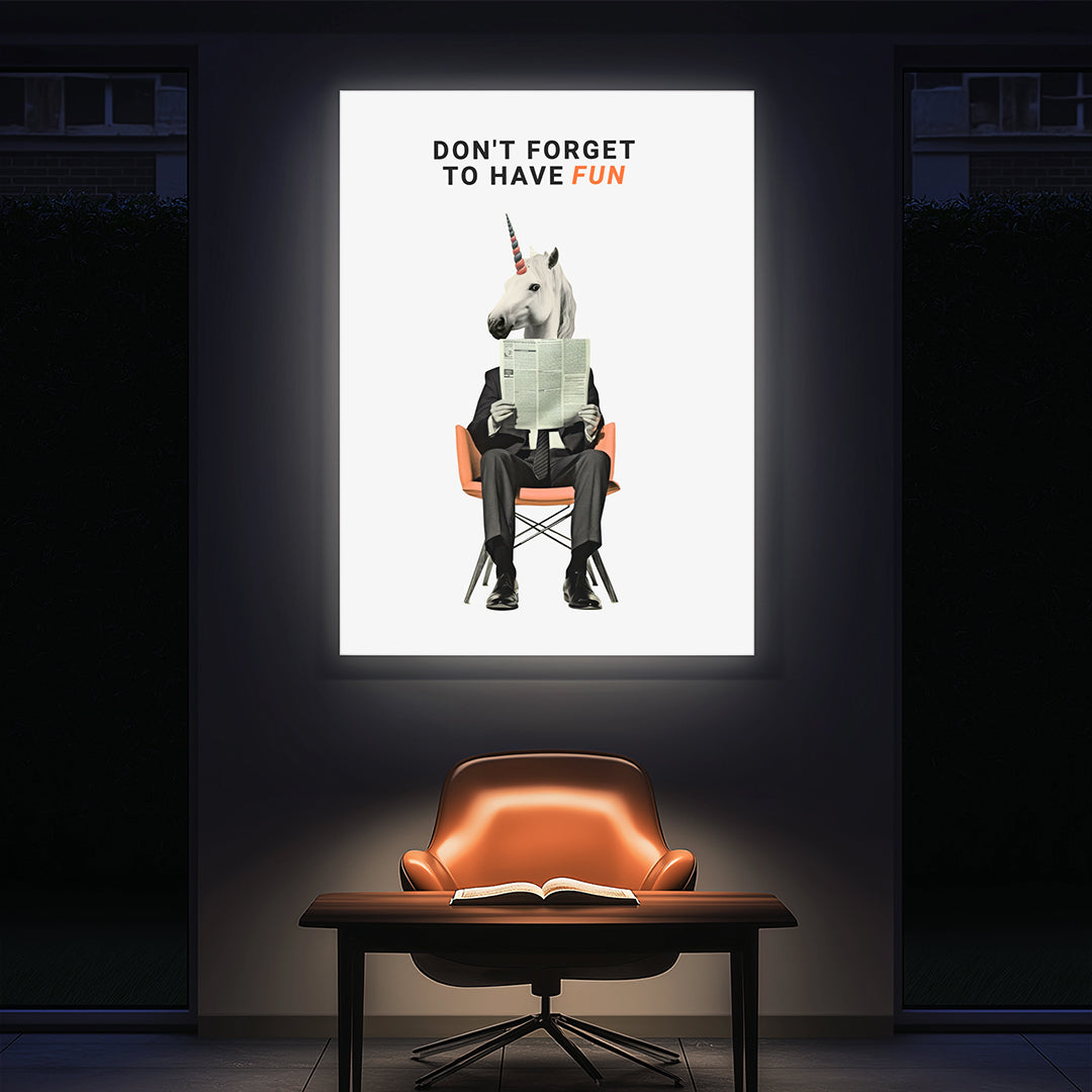 Don’t Forget to Have Fun – Inspirational Wall Décor (MV47)