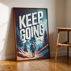 Keep Going – Inspirational Quote Wall Art (MV8)