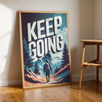 Keep Going – Inspirational Quote Wall Art (MV8)