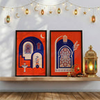 Moroccan Style Ramadan Wall Art - 2 Frames Bundle (RM11)