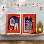 Moroccan Style Ramadan Wall Art - 2 Frames Bundle (RM11)