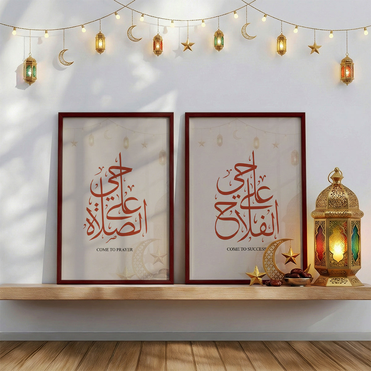 Come to Prayer Ramadan Wall Art - 2 Frames Bundle (RM15)