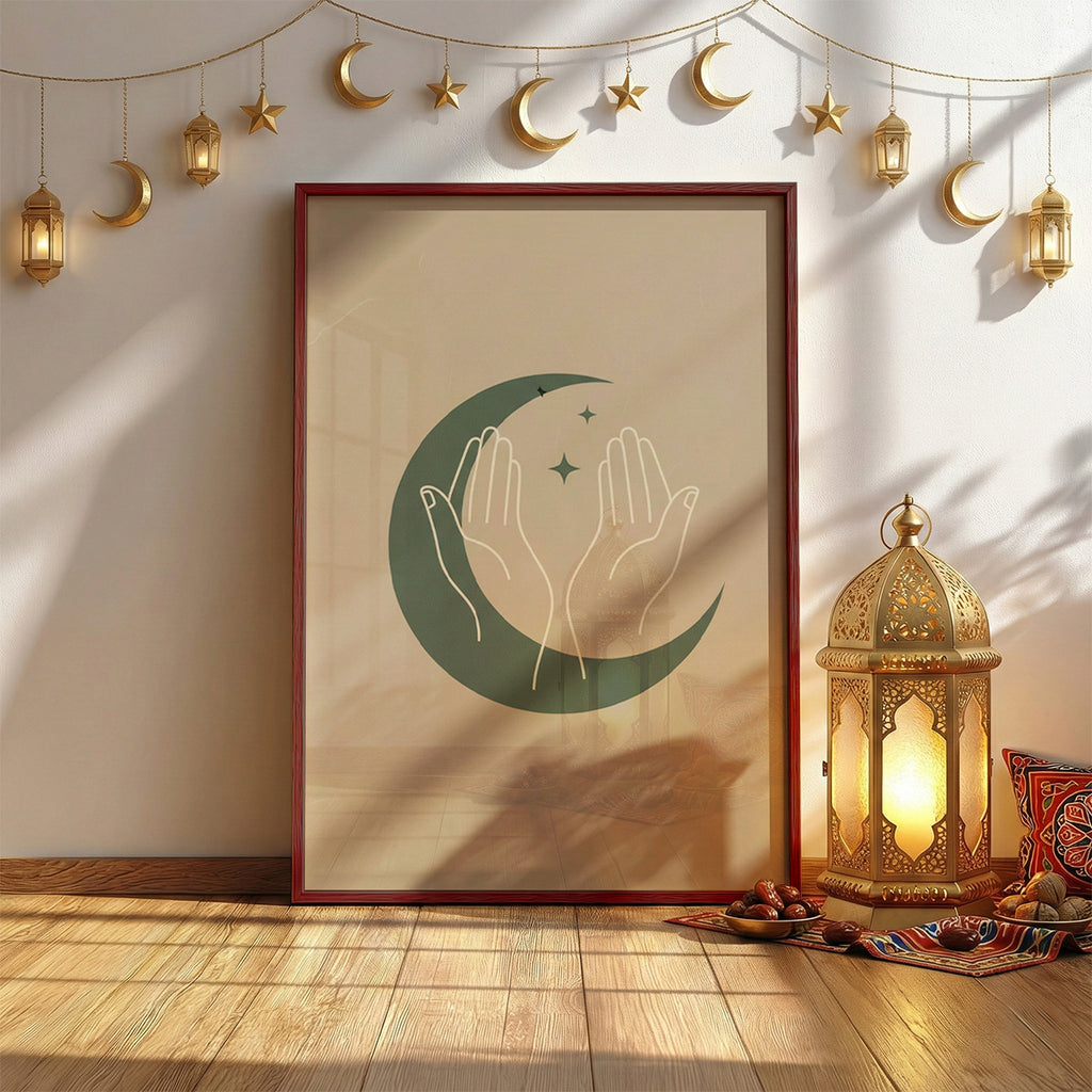 Moon of Du’a Ramadan Wall Frame (RM6)