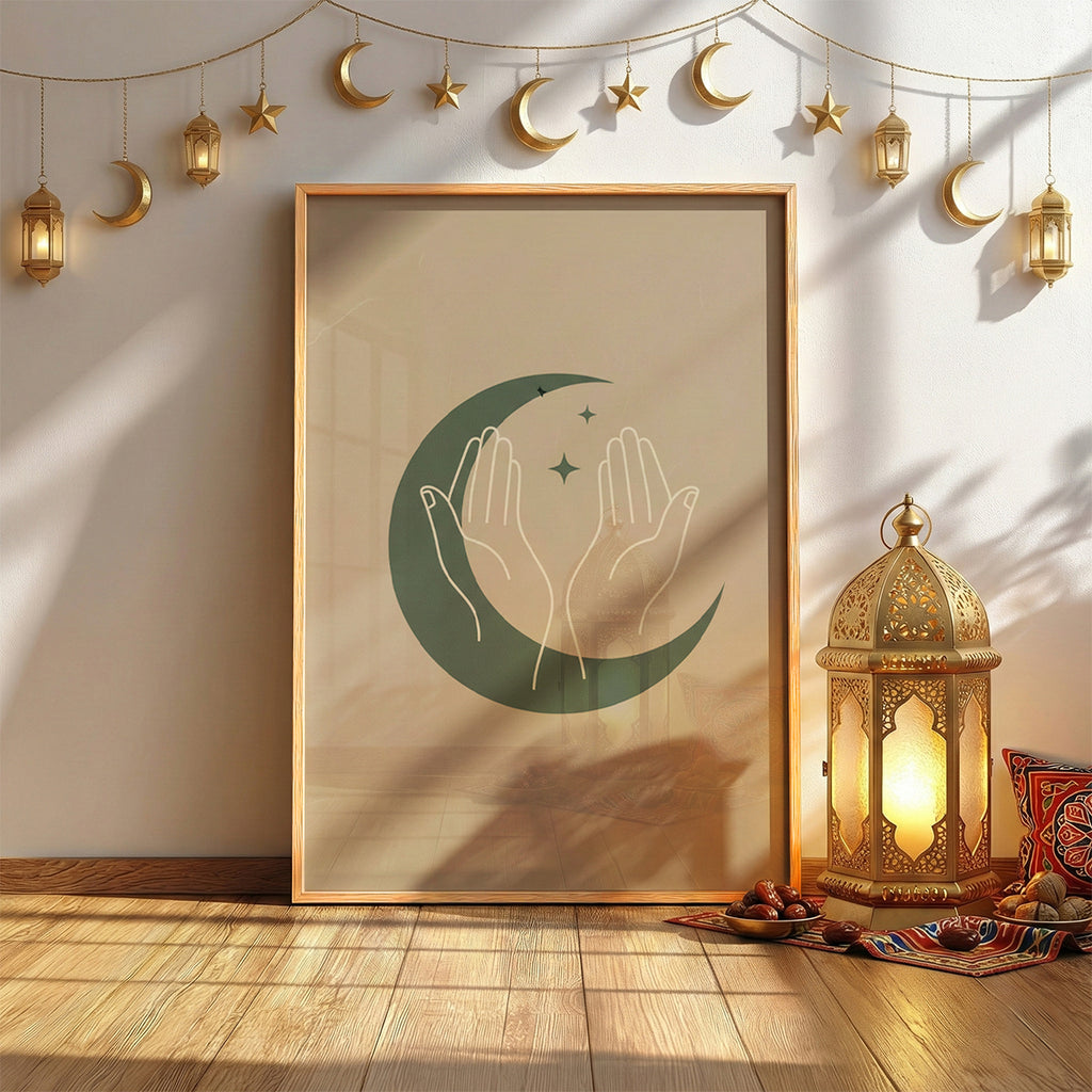 Moon of Du’a Ramadan Wall Frame (RM6)