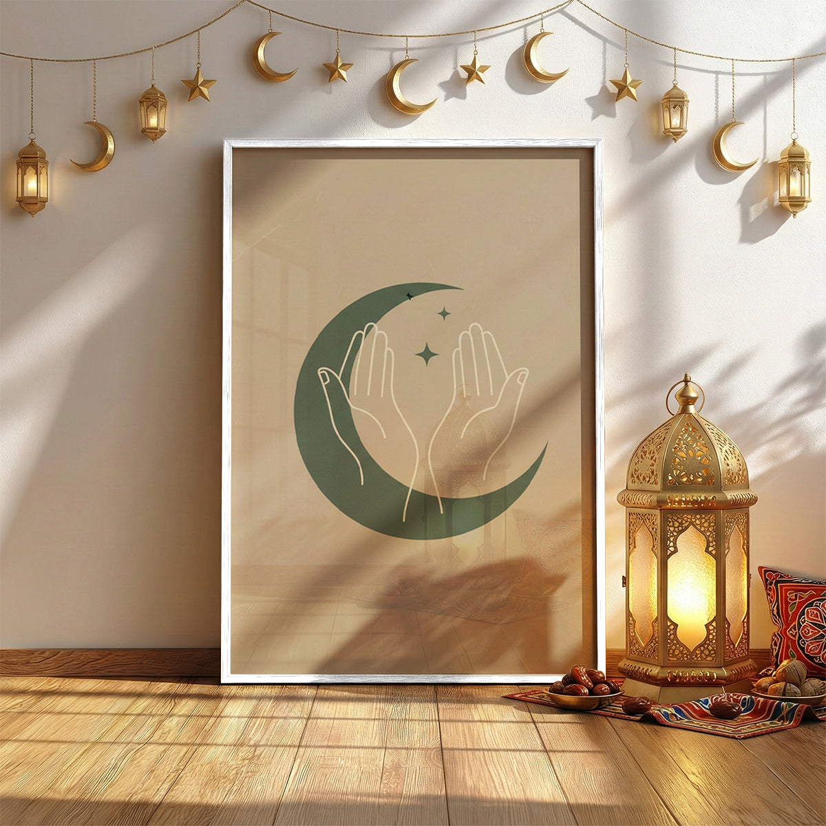 Moon of Du’a Ramadan Wall Frame (RM6)
