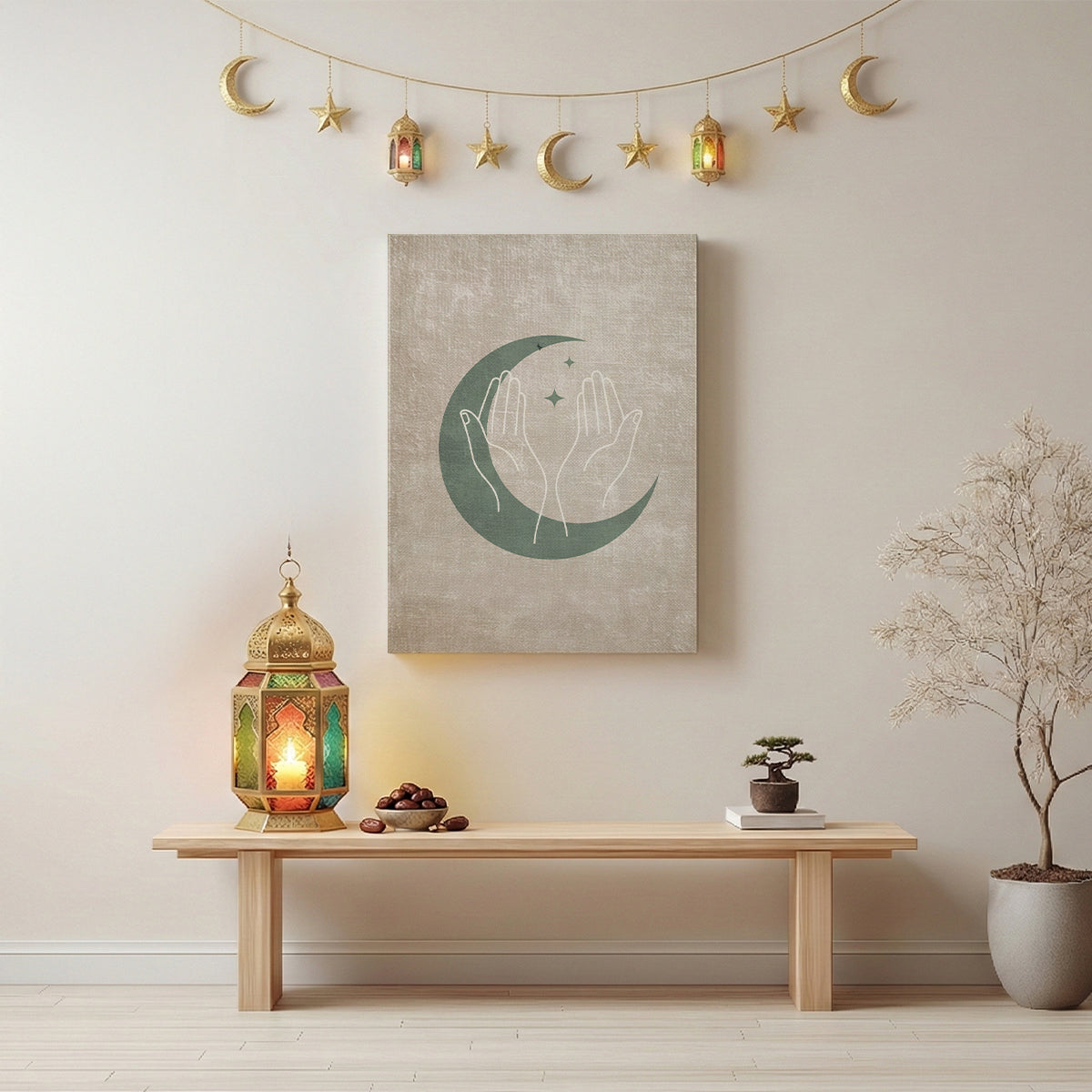 Moon of Du’a Ramadan Wall Frame (RM6)