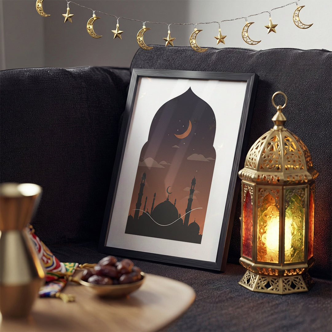 Spiritual Mosque Wall Frame Ramadan (RM7)