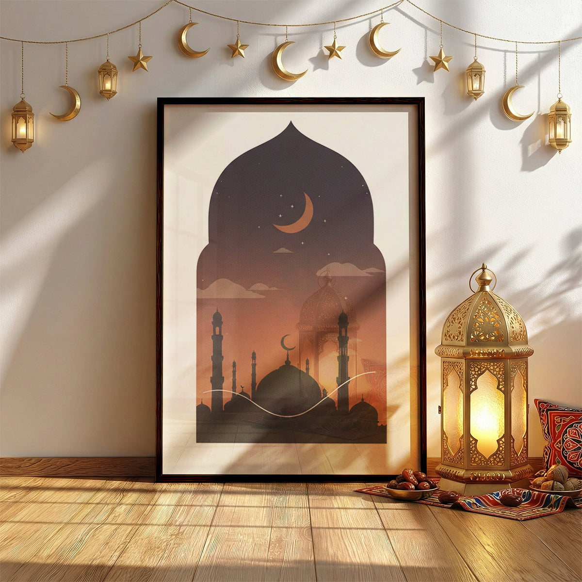 Spiritual Mosque Wall Frame Ramadan (RM7)