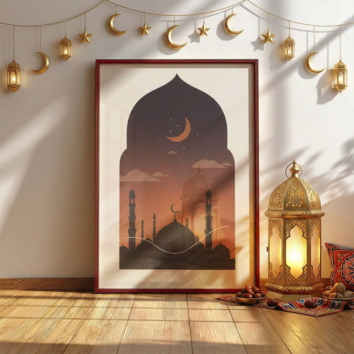 Spiritual Mosque Wall Frame Ramadan (RM7)