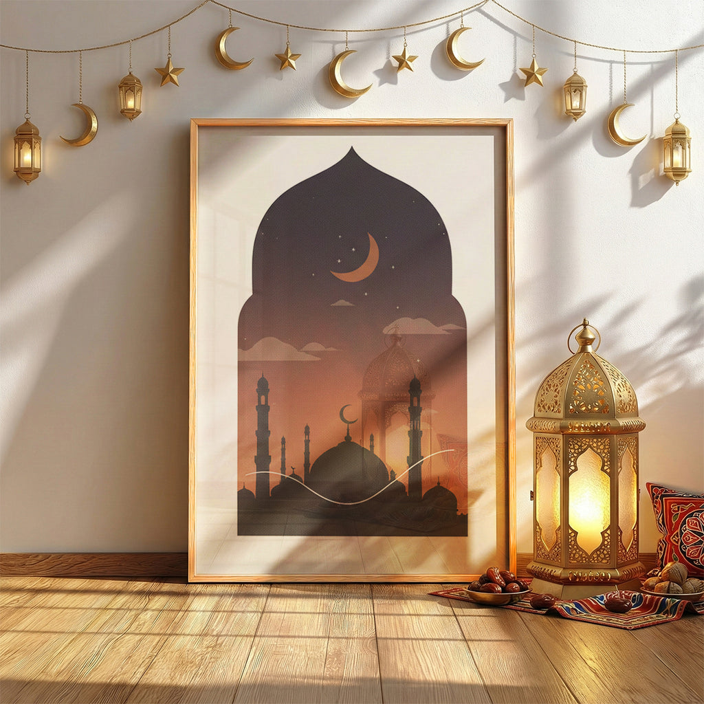 Spiritual Mosque Wall Frame Ramadan (RM7)