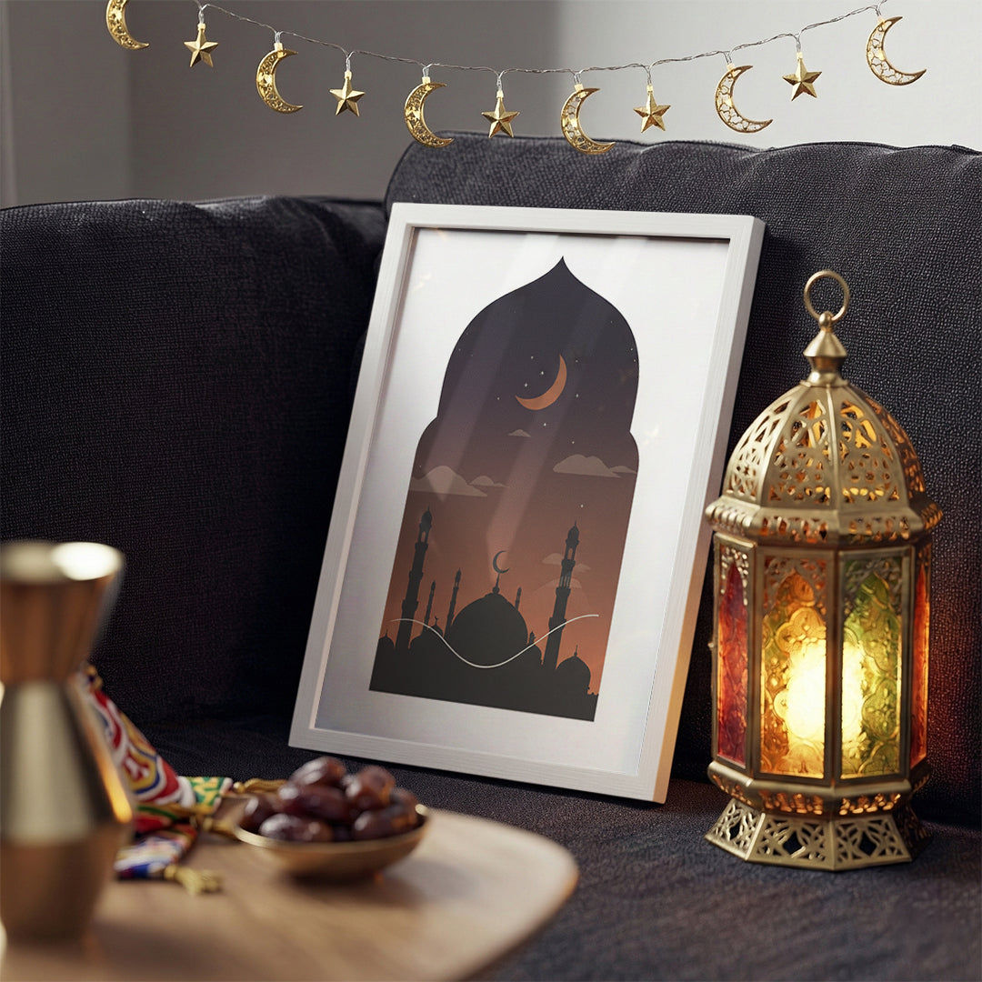 Spiritual Mosque Wall Frame Ramadan (RM7)