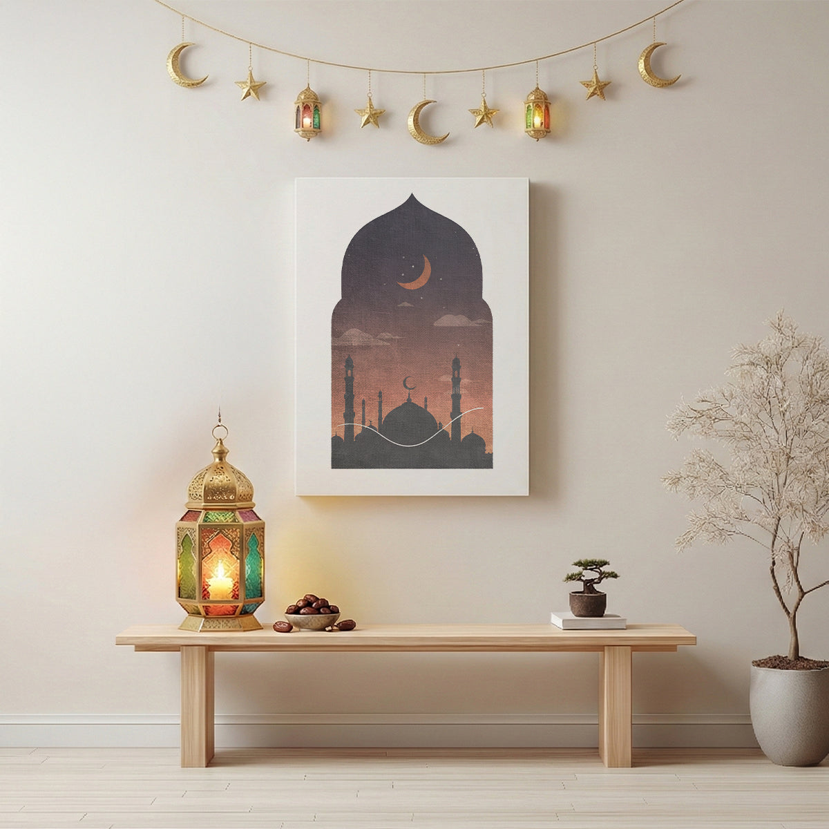 Spiritual Mosque Wall Frame Ramadan (RM7)