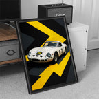 White Car Wall Art (SP11)