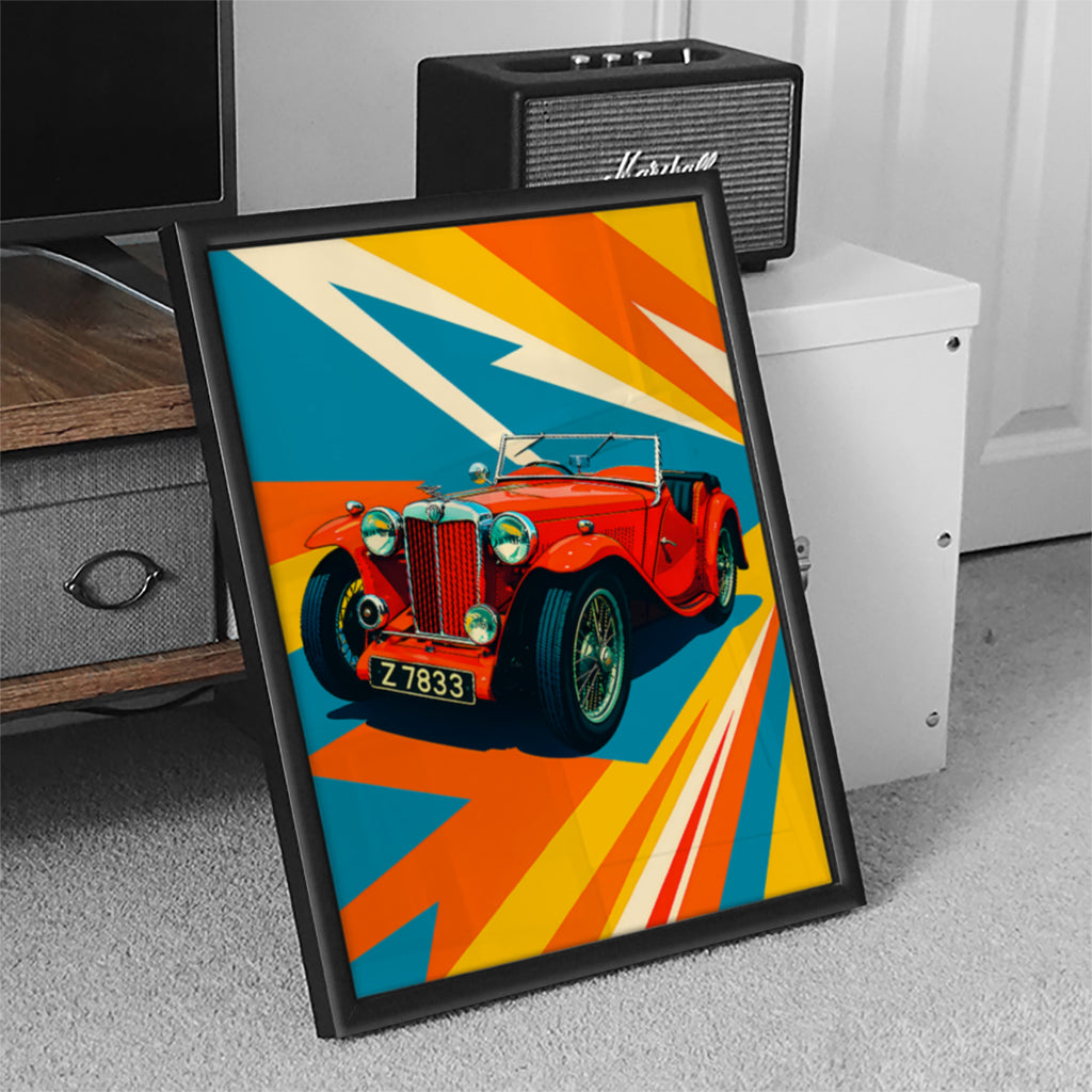 Red Car Wall Art (SP12)