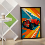 Red Car Wall Art (SP12)