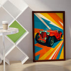 Red Car Wall Art (SP12)