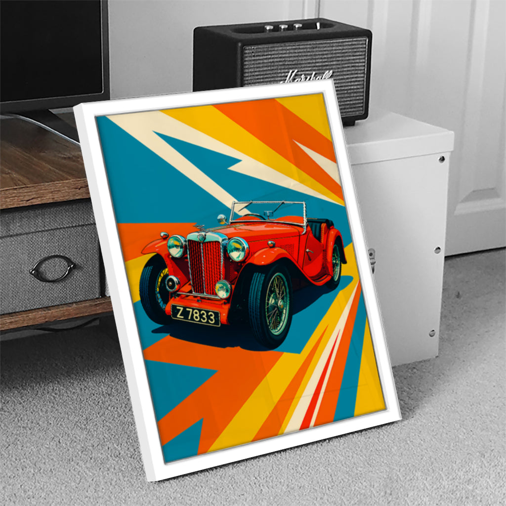 Red Car Wall Art (SP12)