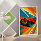 Red Car Wall Art (SP12)