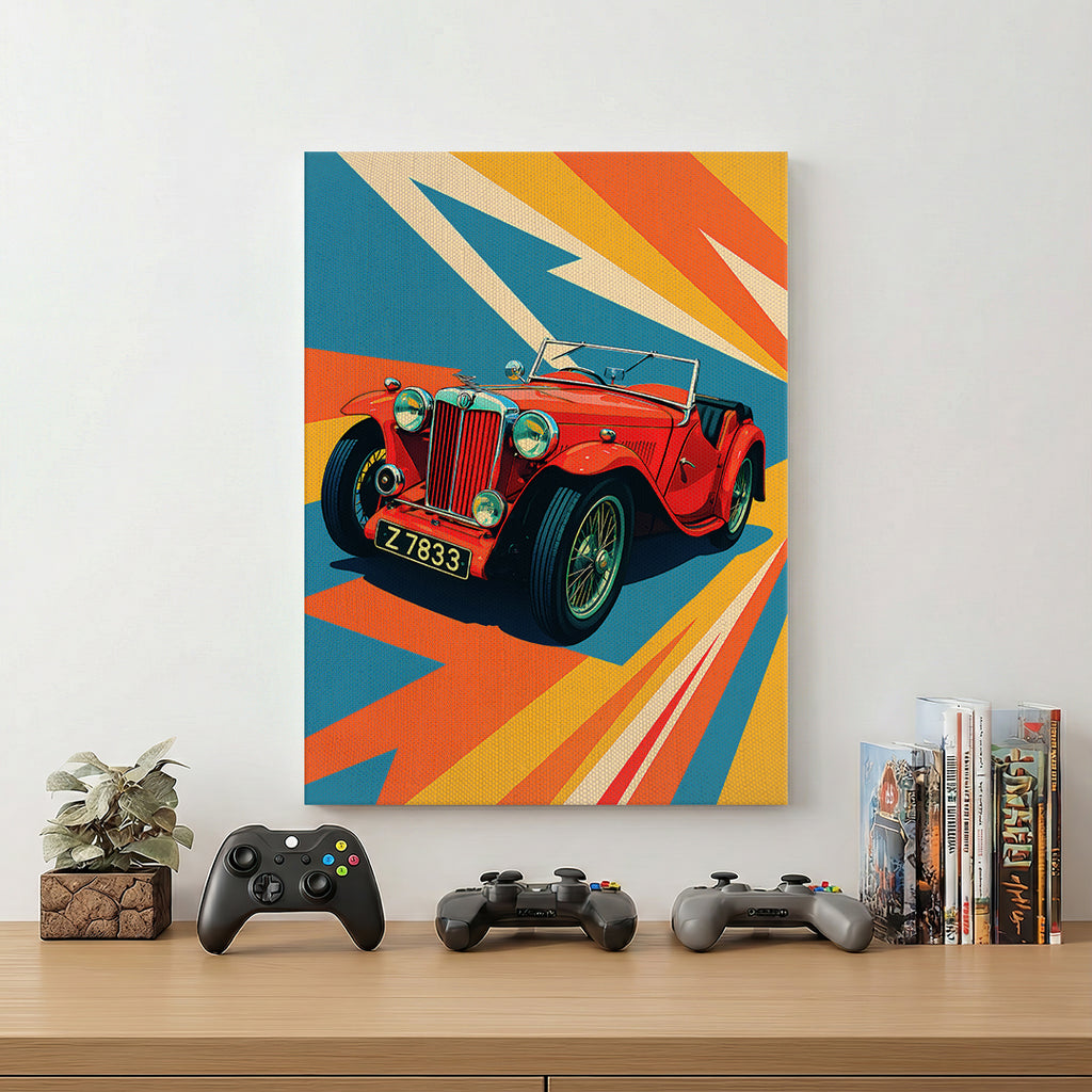 Red Car Wall Art (SP12)