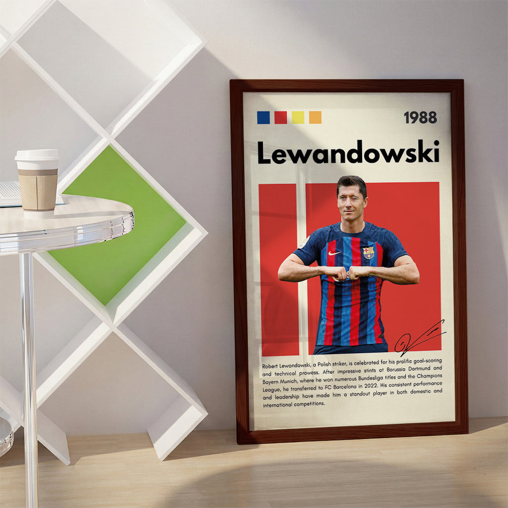 Robert Lewandowski Football Wall Art (SP14)