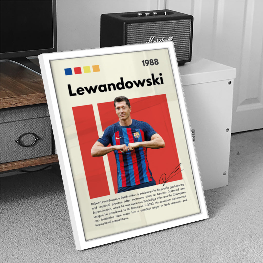 Robert Lewandowski Football Wall Art (SP14)