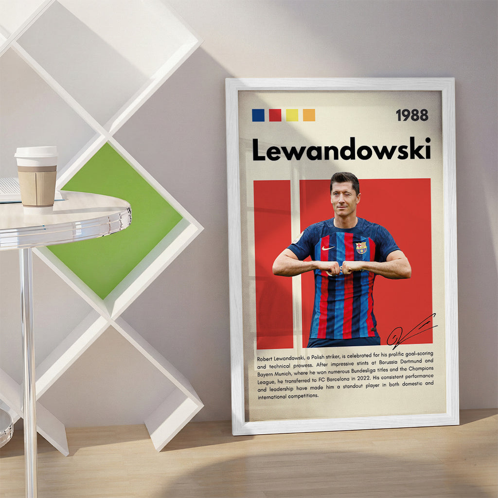 Robert Lewandowski Football Wall Art (SP14)