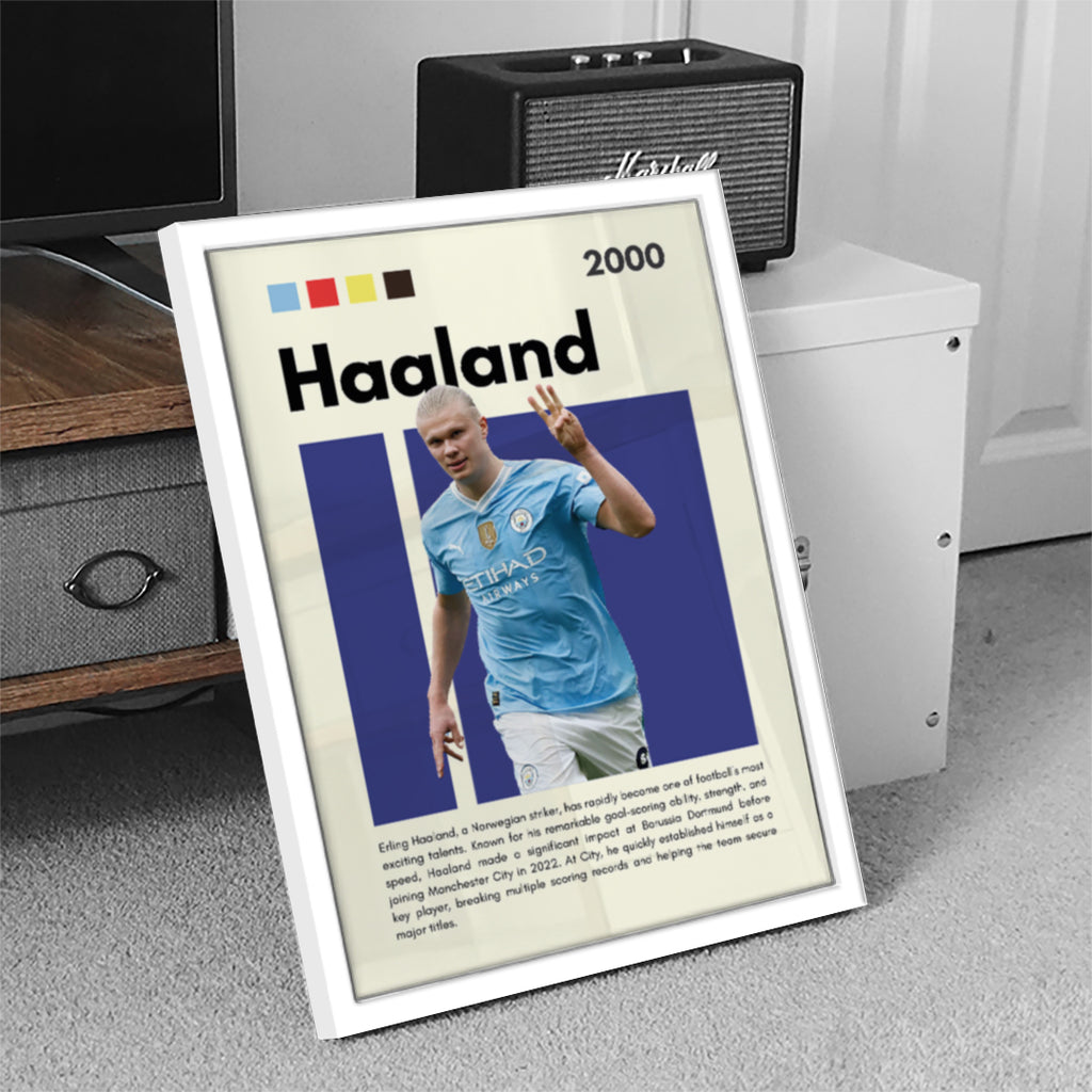 Erling Haaland Football Wall Art (SP15)