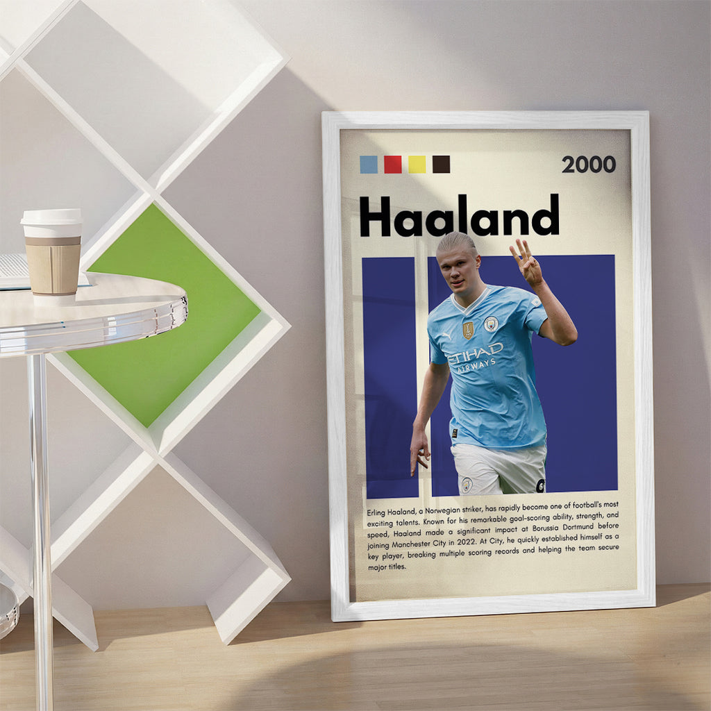 Erling Haaland Football Wall Art (SP15)