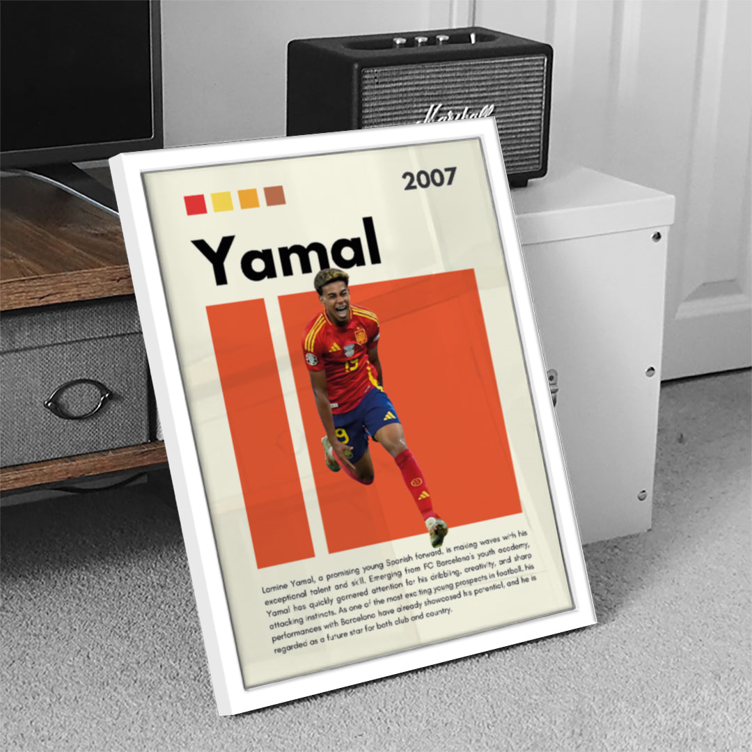 Lamine Yamal Football Wall Art (SP18)