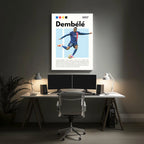 Ousmane Dembélé Football Wall Art (SP20)