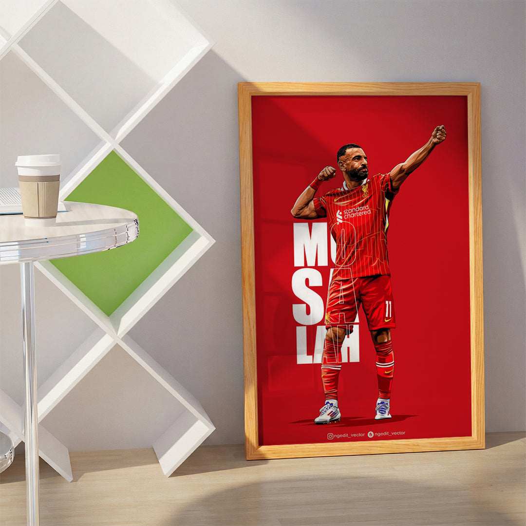 Mohamed Salah Football Wall Art (SP21)
