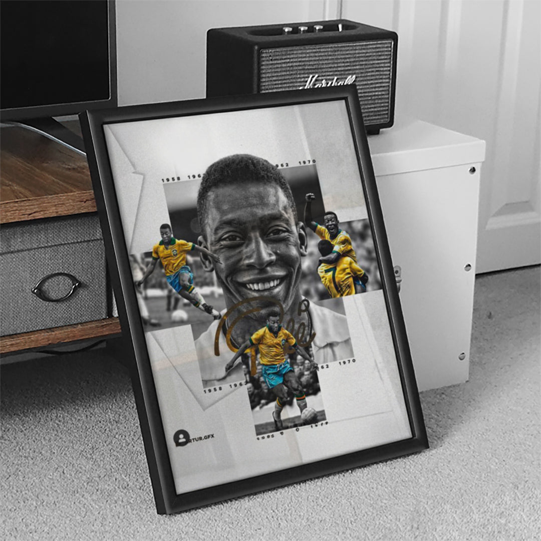 Brazilian Footballer Pelé Wall Art (SP26)