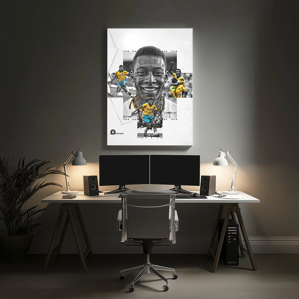 Brazilian Footballer Pelé Wall Art (SP26)